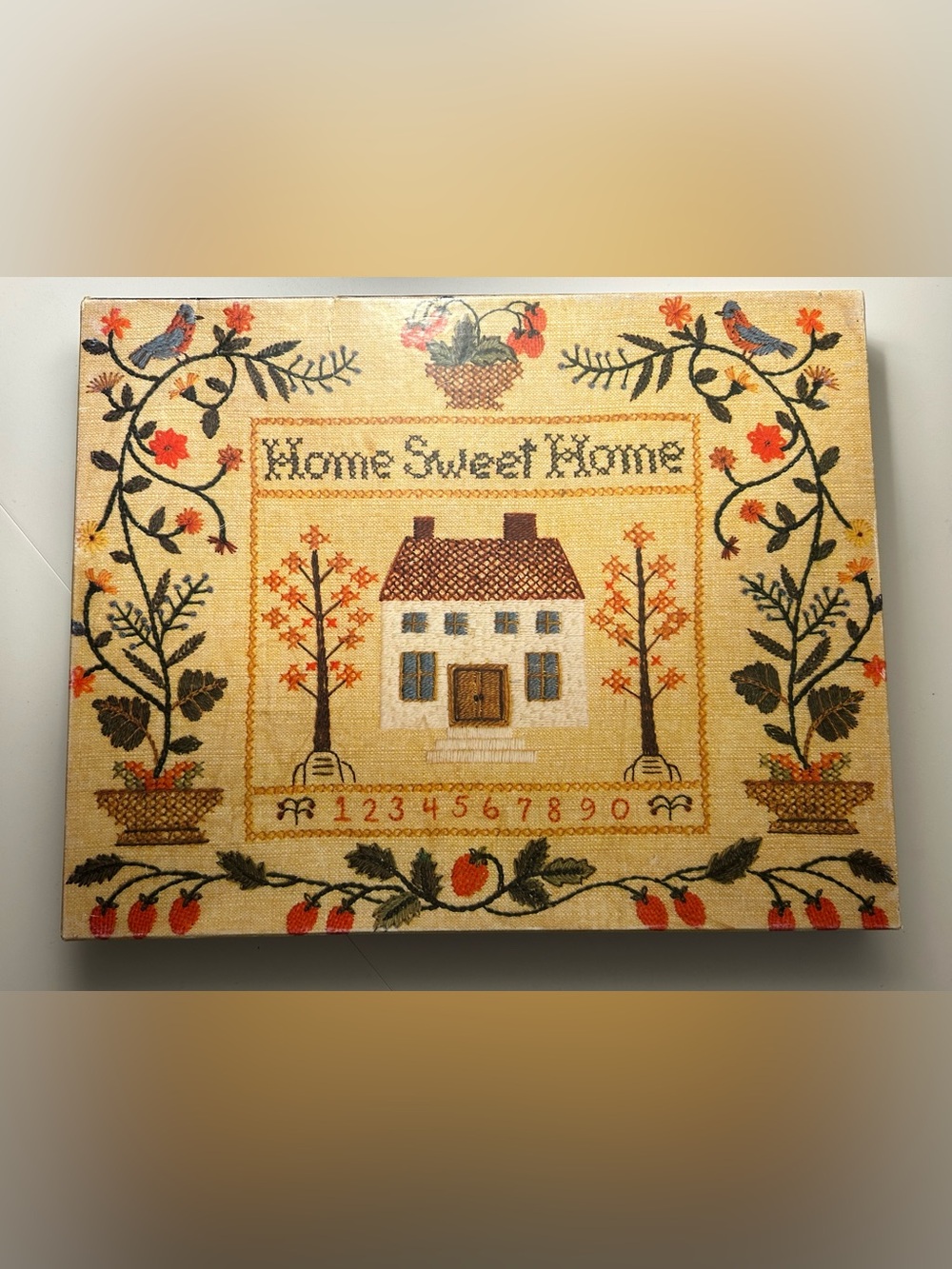 Vintage Home Sweet Home Folk Art Puzzle  - by Springbok 1000 pieces